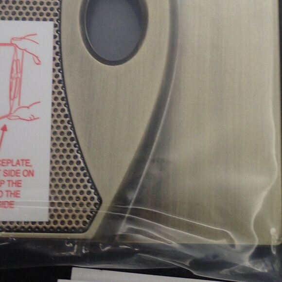 M&S DMC10 Door Station Faceplates- Antique Brass DISCONTINUED - lot of 4 - Picture 3 of 4